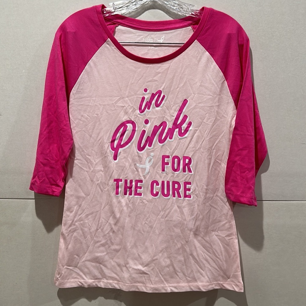 In Pink for the Cure Women’s Shirt Breast Small